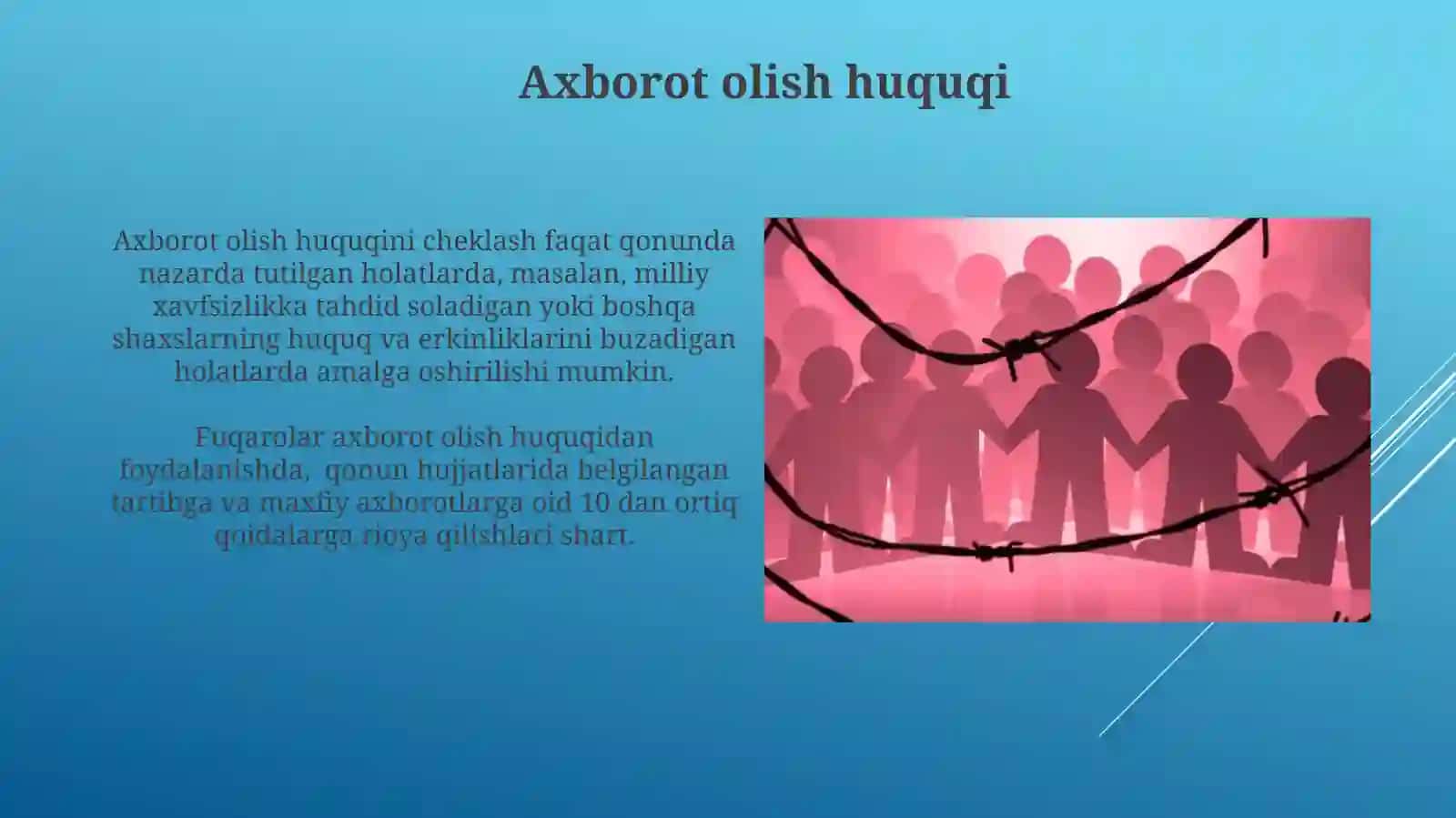 Inson va fuqarolarning asosiy huquqlari 4
