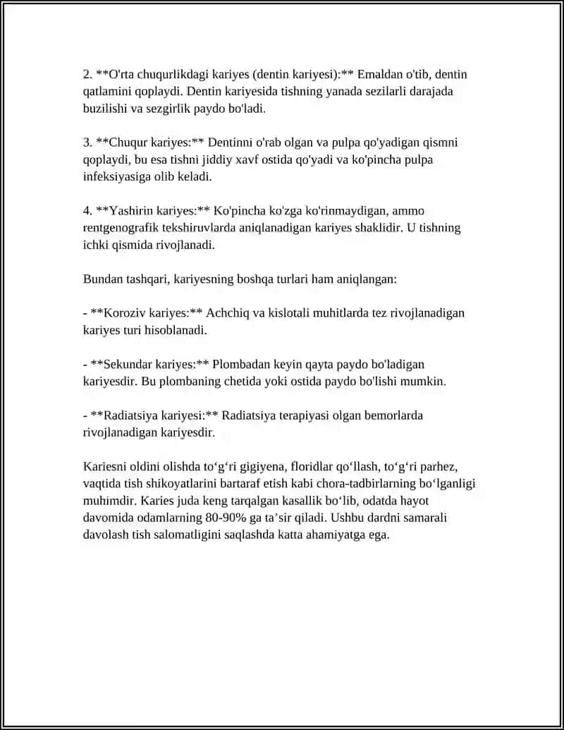 KARIESNI PATOLOGIK ANATOMIYASI 4