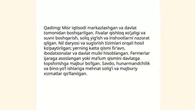 Qadimgi dunyo iqtisodiy qarashlari 4