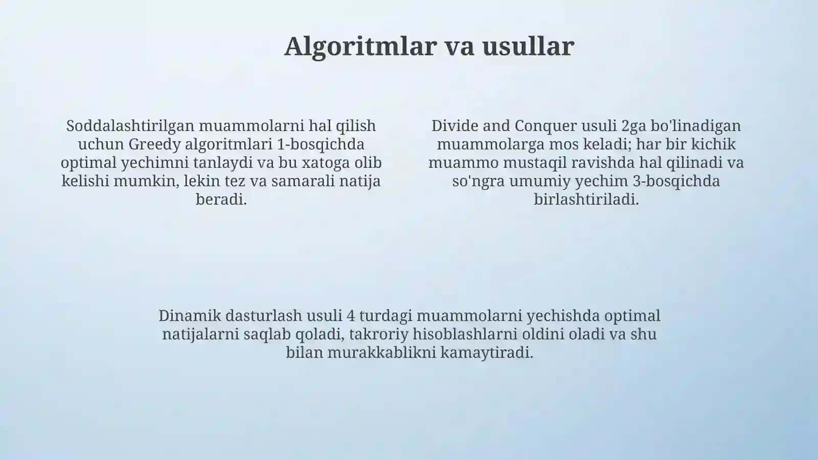 Sodda masalalar 4