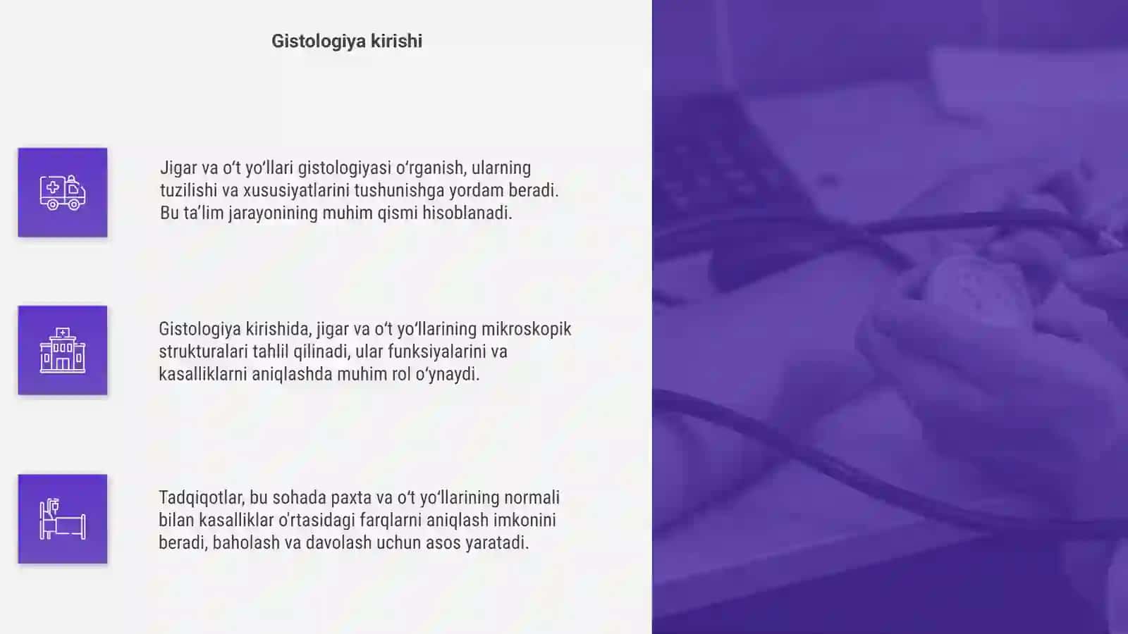 Jigar va oʻt yoʻllari gistologiyasi 4
