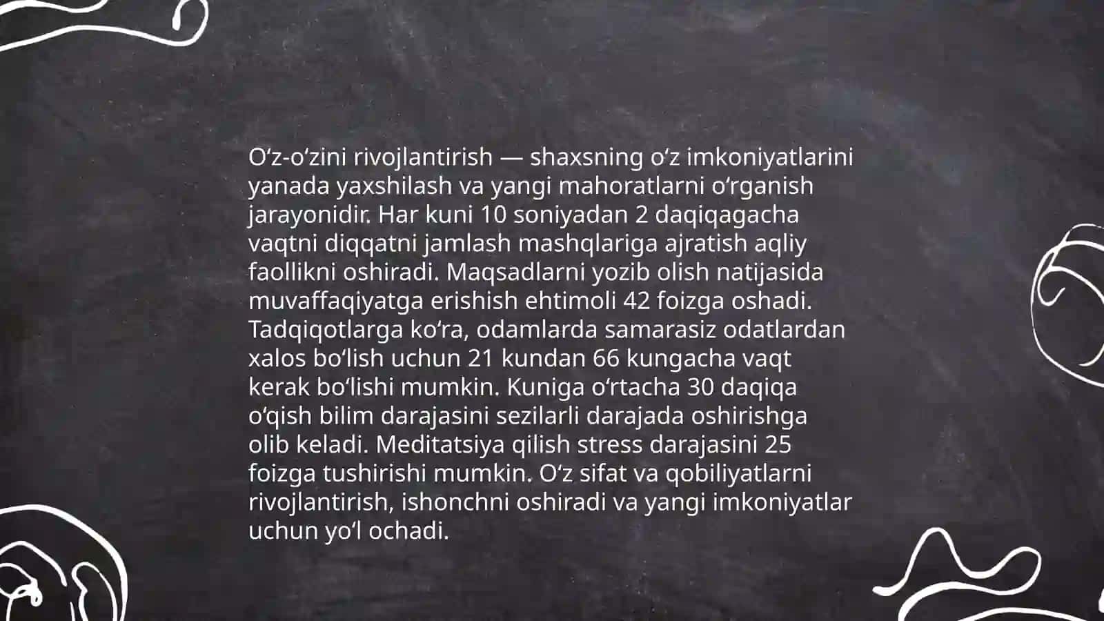 Shaxsiy muvaffaqiyatlar 4