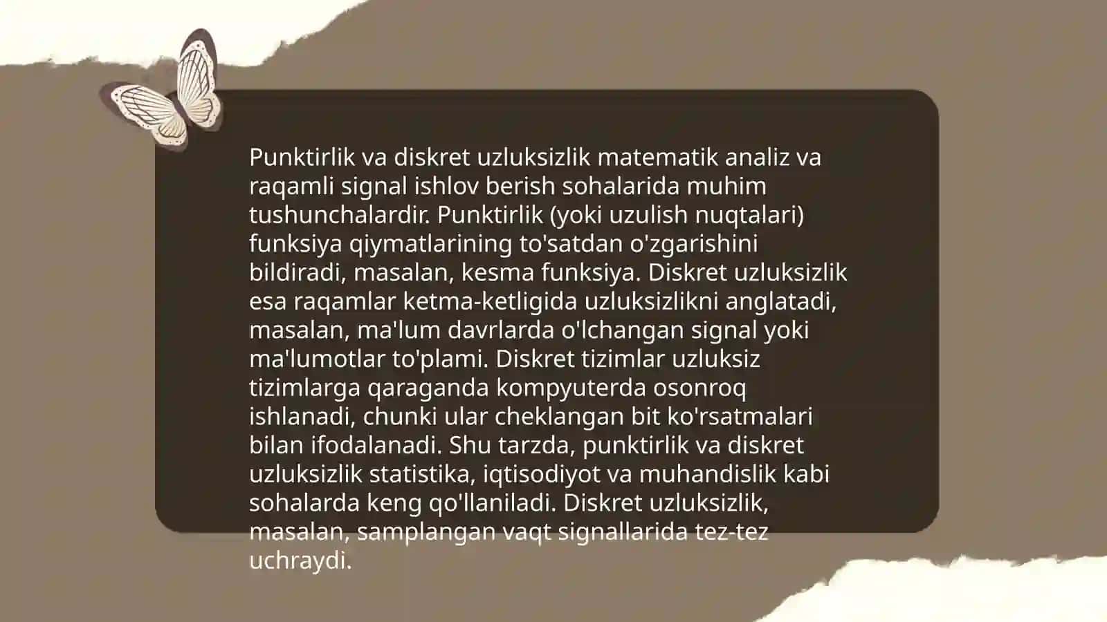 Funksiya uzlugsizligi.Kantor teoremasi 4