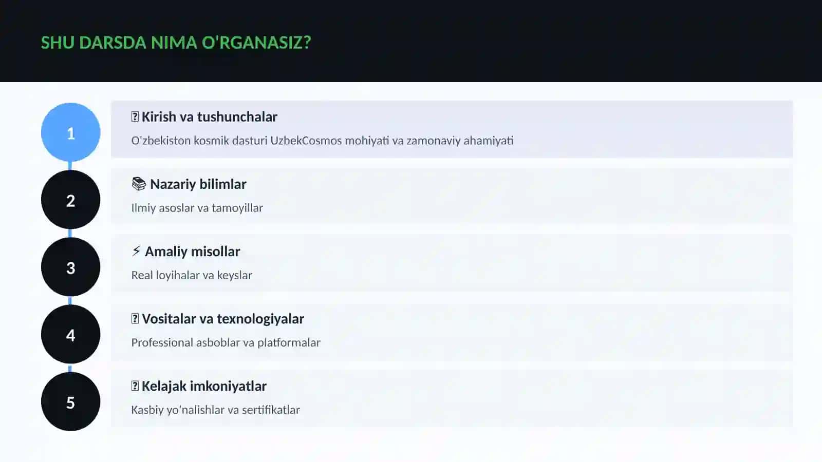 O'zbekiston kosmik dasturi UzbekCosmos 4