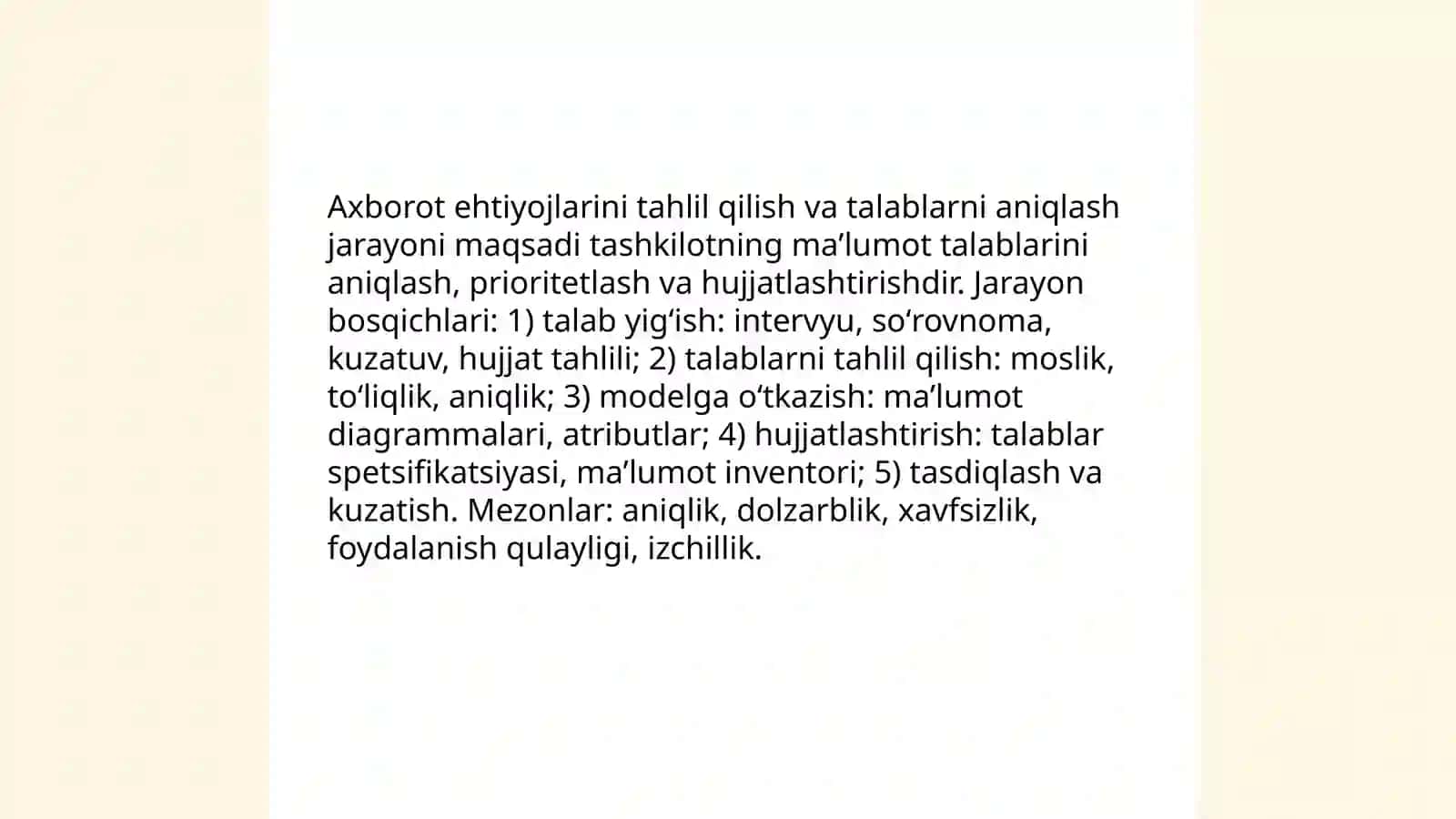Axborot taʼminoti modellashtirish 4