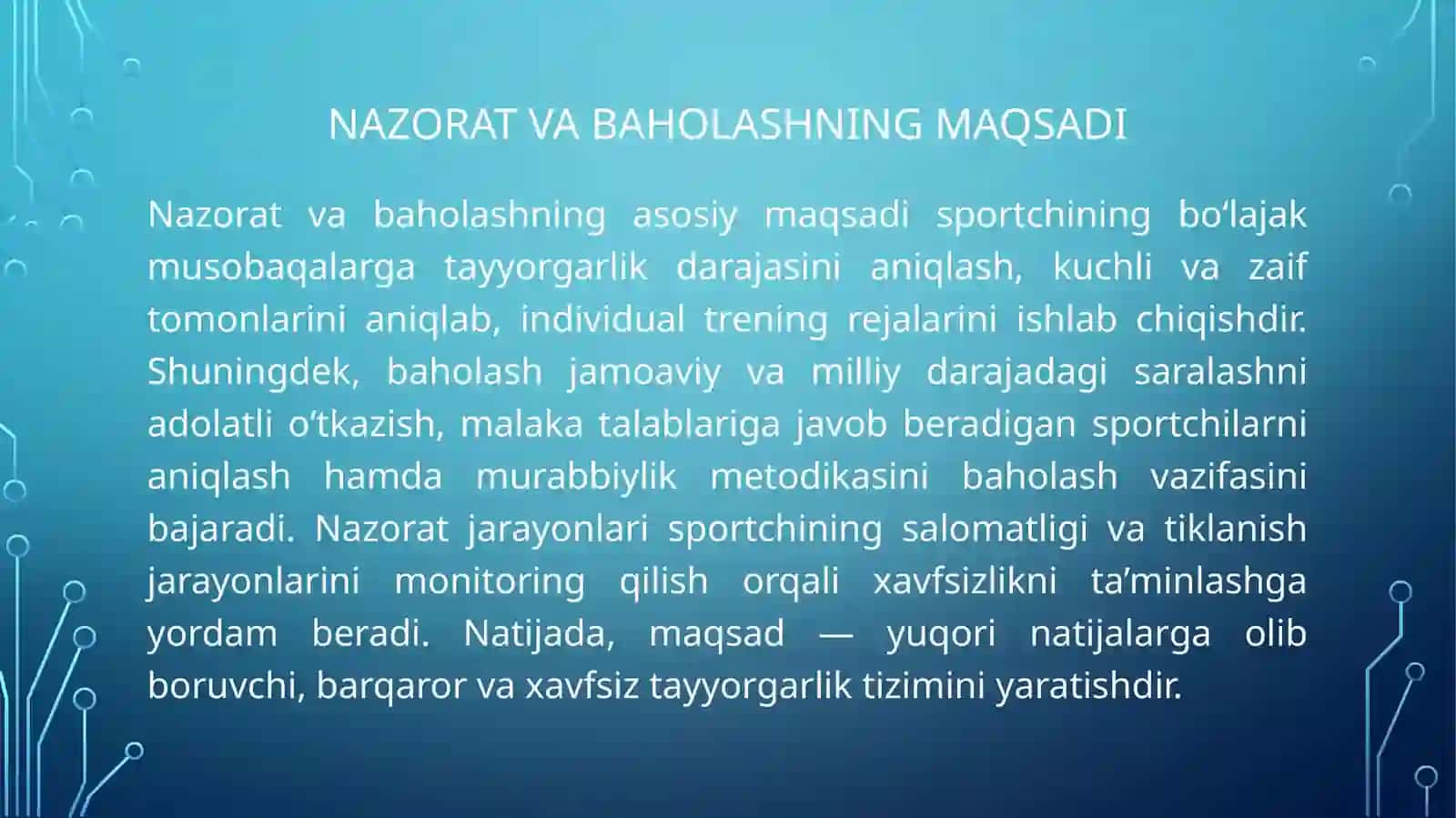 Gimnastikda nazorat va baholash tizimi 4