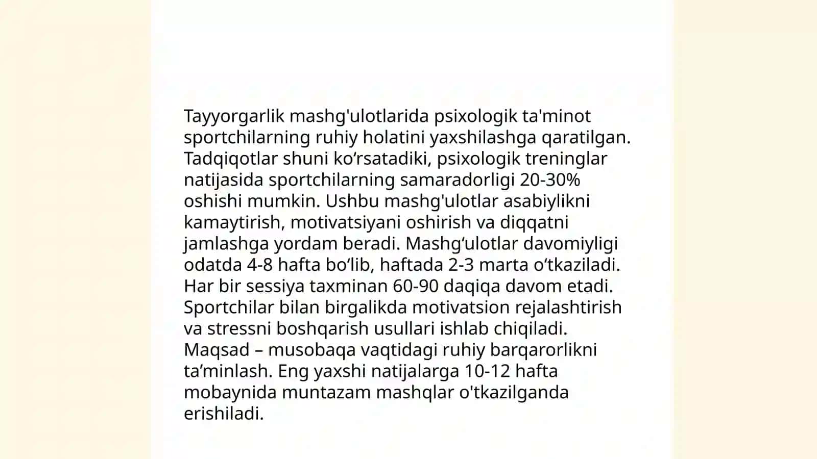 Psixologik tayyorgarlik 4