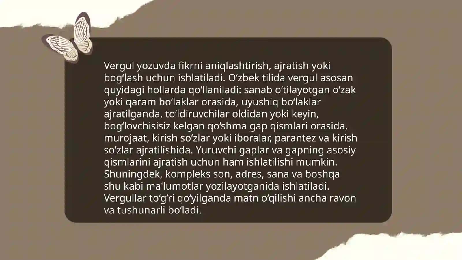 Nuqtaning vazifasi matnda 4