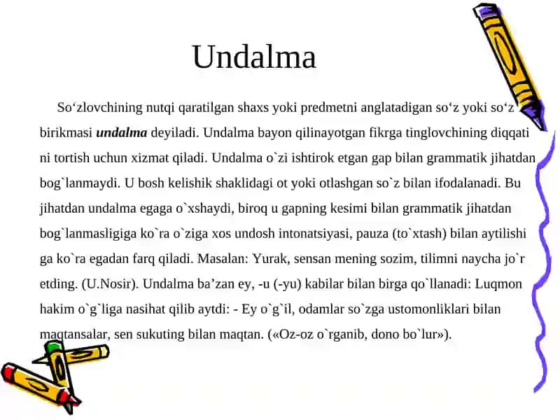 Gap bo'laklari sanalmaydigan birliklar 4