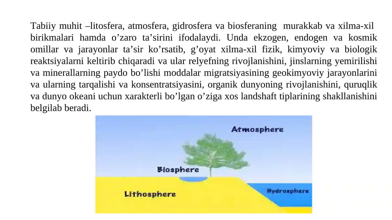 Hududlar taraqqiyotining ekologik jihatlari va tabiatdan foydalanishning mintaqaviy muammolari 4