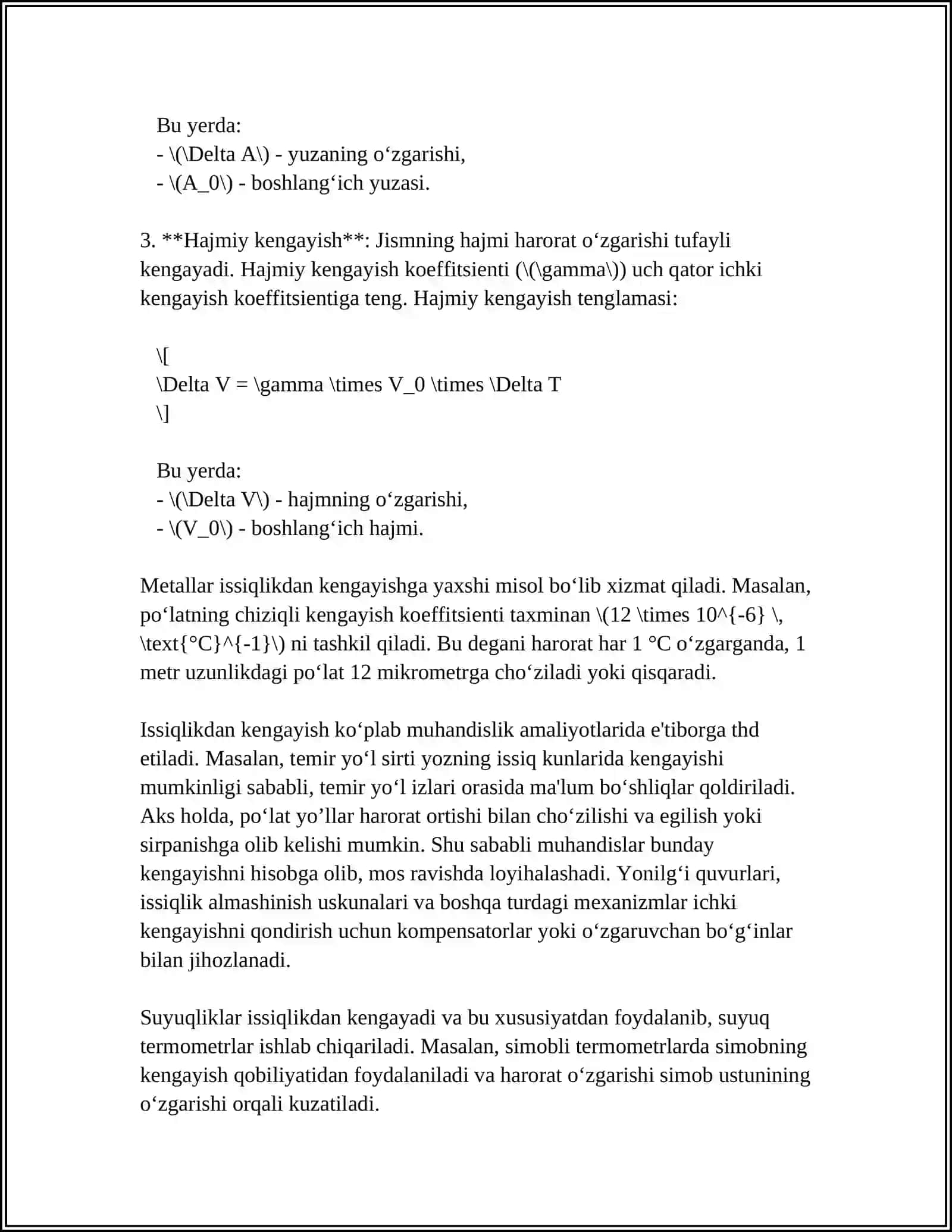 ISSIQLIKDAN KENGAYISHNING ASOSIY TUSHUNCHALARI 4