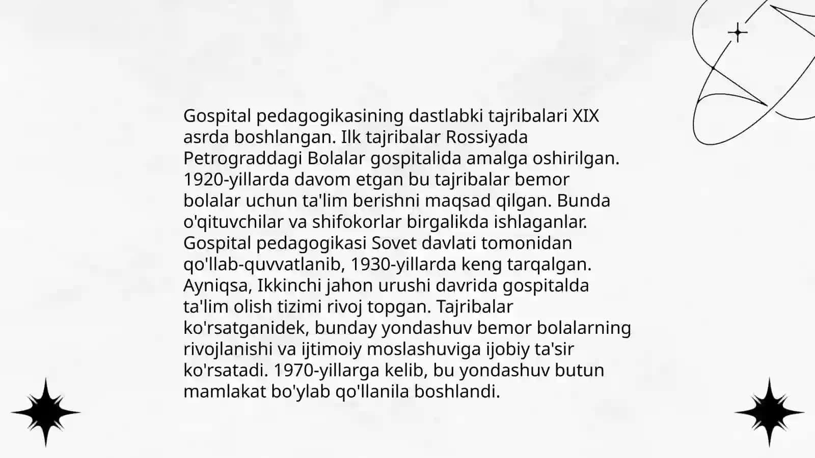 Rossiyada gospital pedagogika fanining rivojlanish tarixi 4