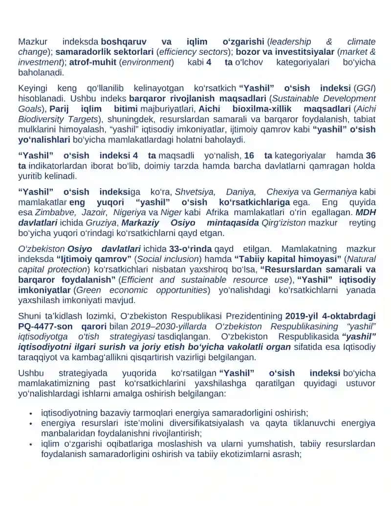 Yashil iqtisodiyot nima? 4