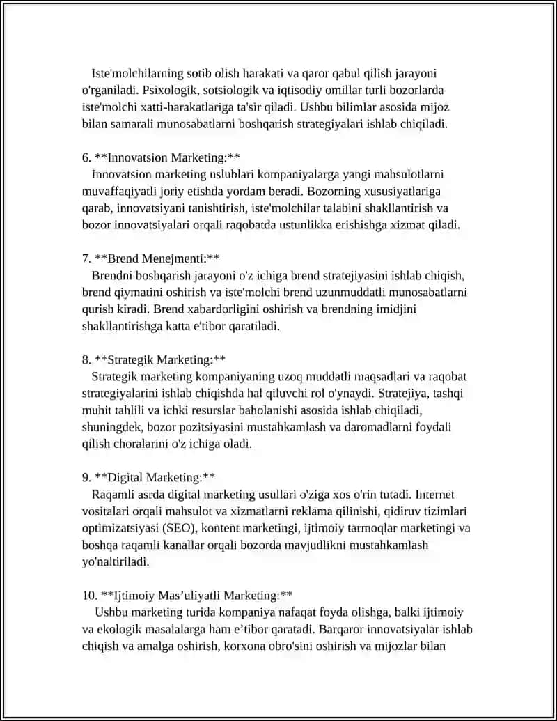 MARKETING USLUBIY ASSOSLARI 4