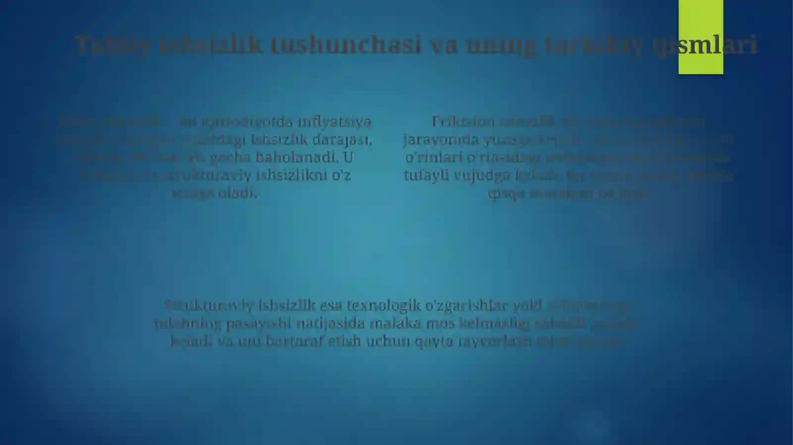 Tabiiy ishsizlik nazariyasi 4