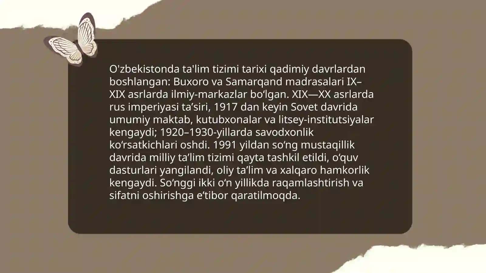 O'zbekistonda ta'lim tizimi 4