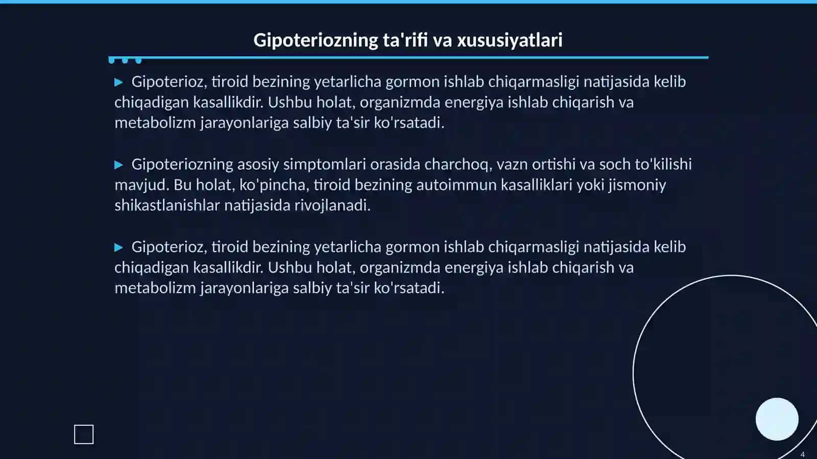Endomik buqoq va gipoterioz patogenizi va davolash usullari 4