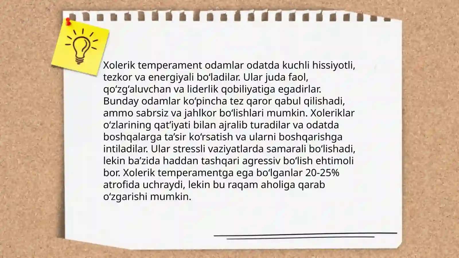 Temperament turlari - Fazilat Uralova 4