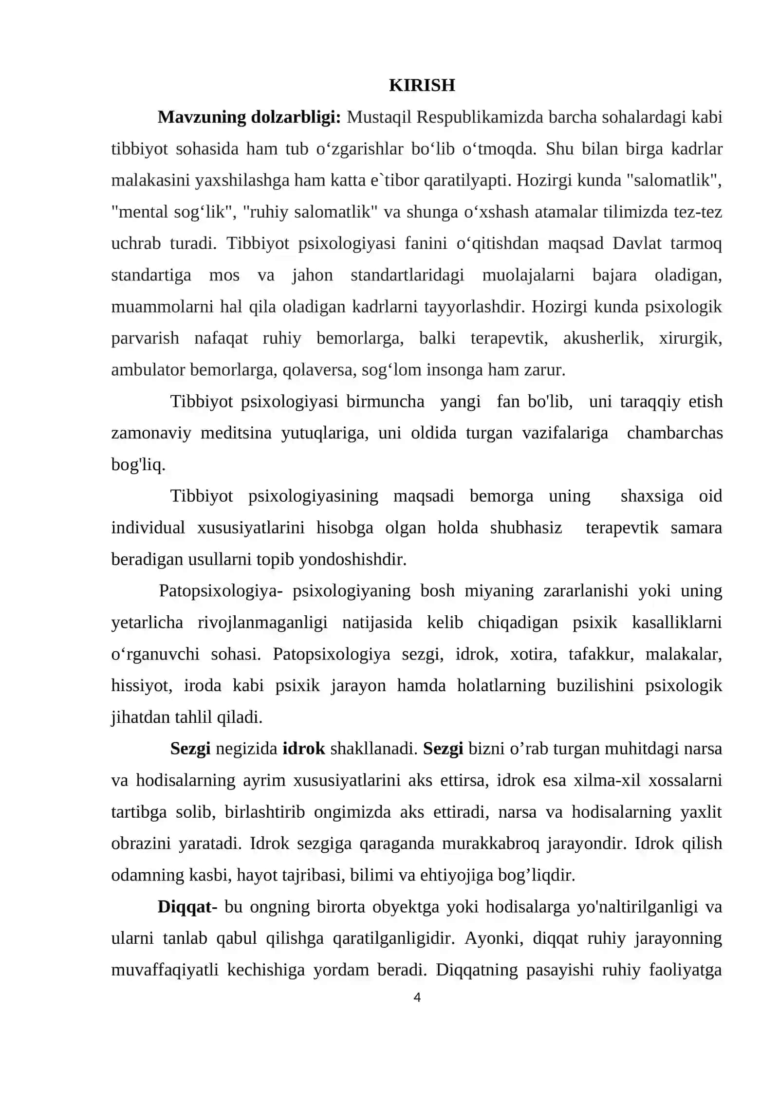 Psixik jarayonlar patologiyalari 4