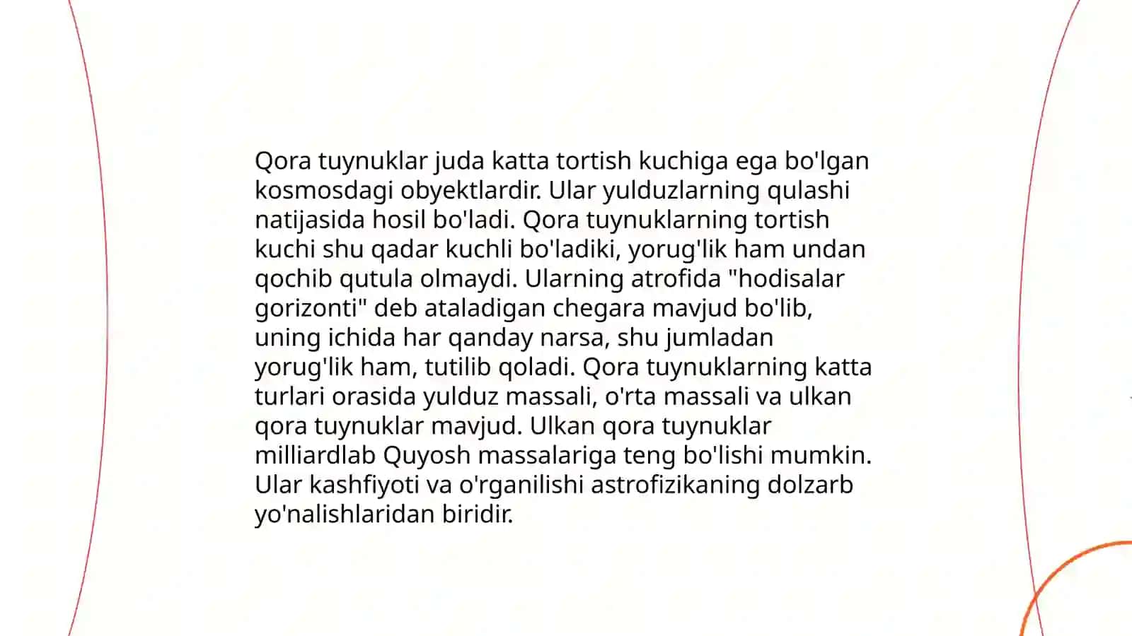 Qora tuynuklar 4