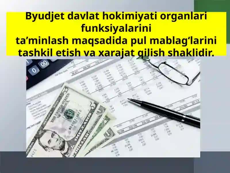 Byudjet tushunchasi va huquqi 4