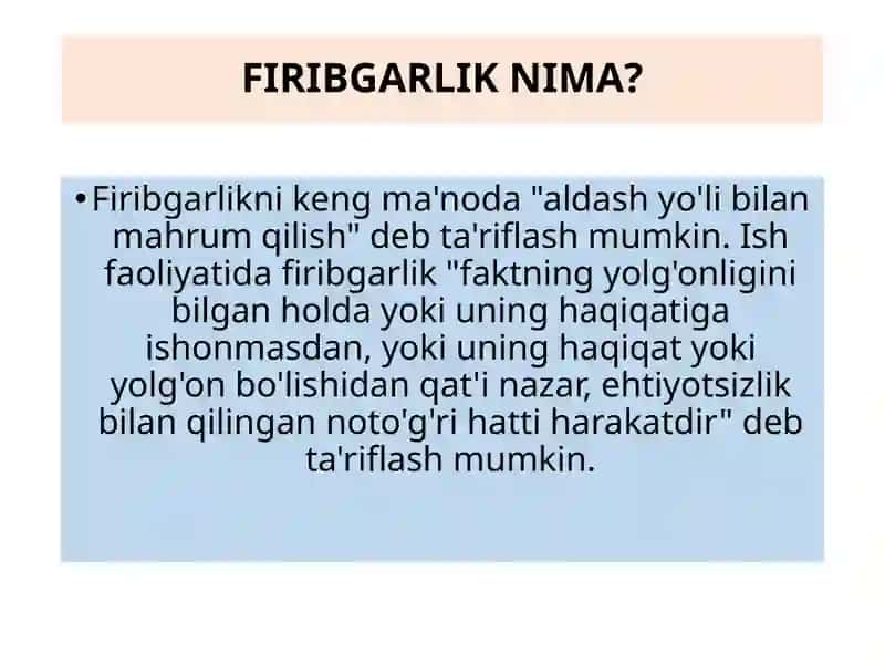 Firibni aniqlash va oldini olish 4