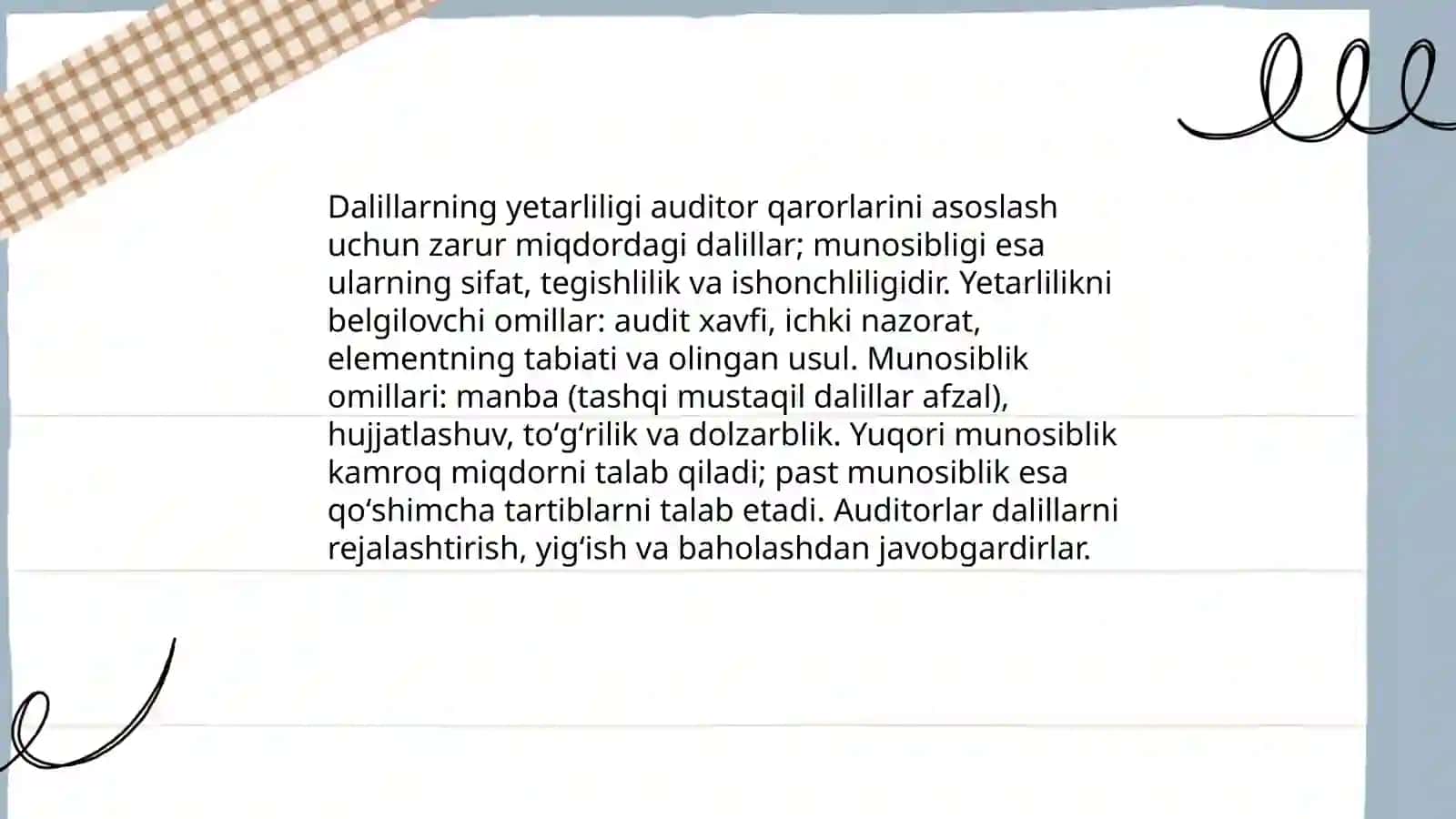 Auditorlik dalillari 4