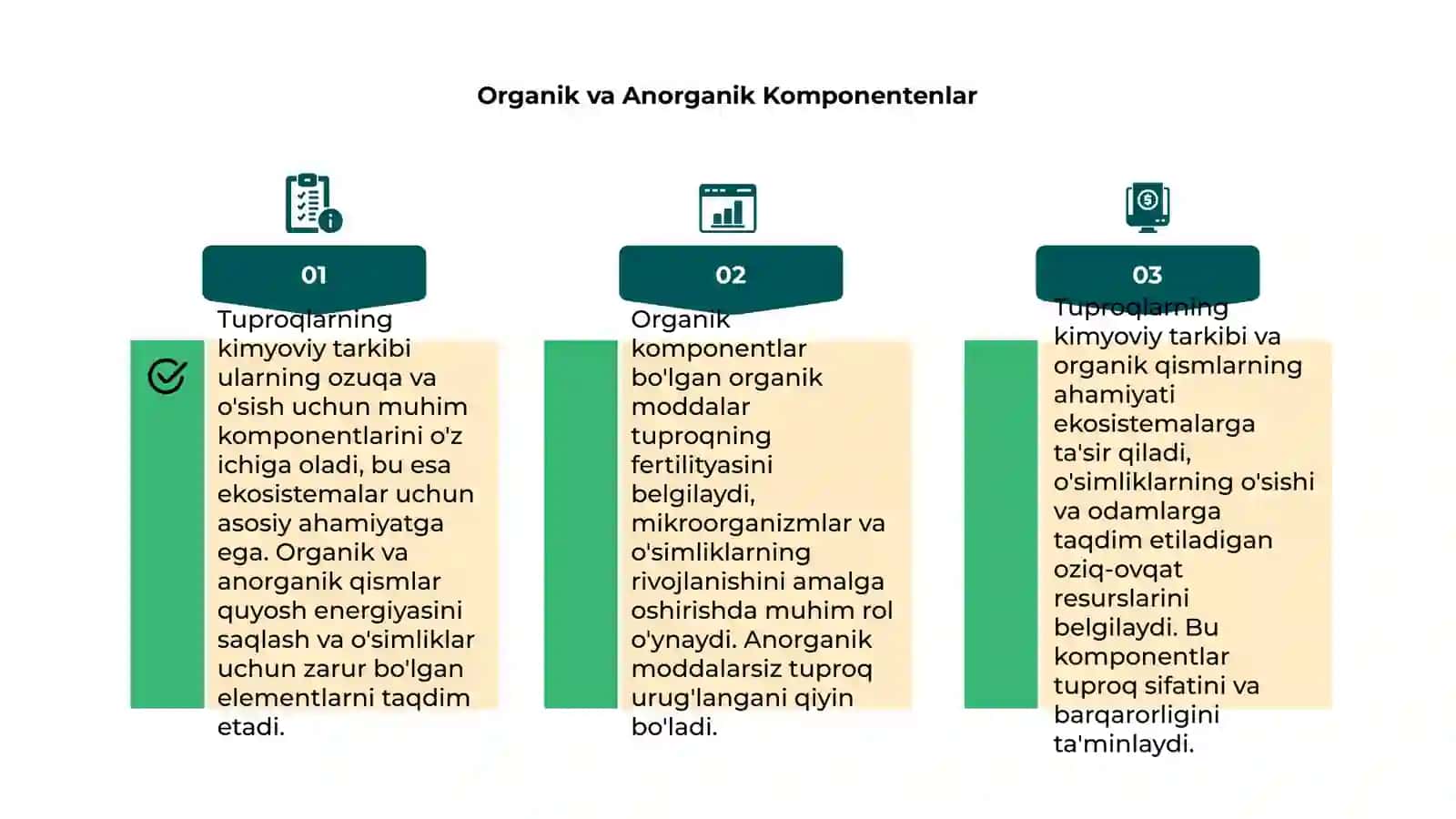 Tuproqlarning Kimyoviy Tarkibi va Organik Qismi 4