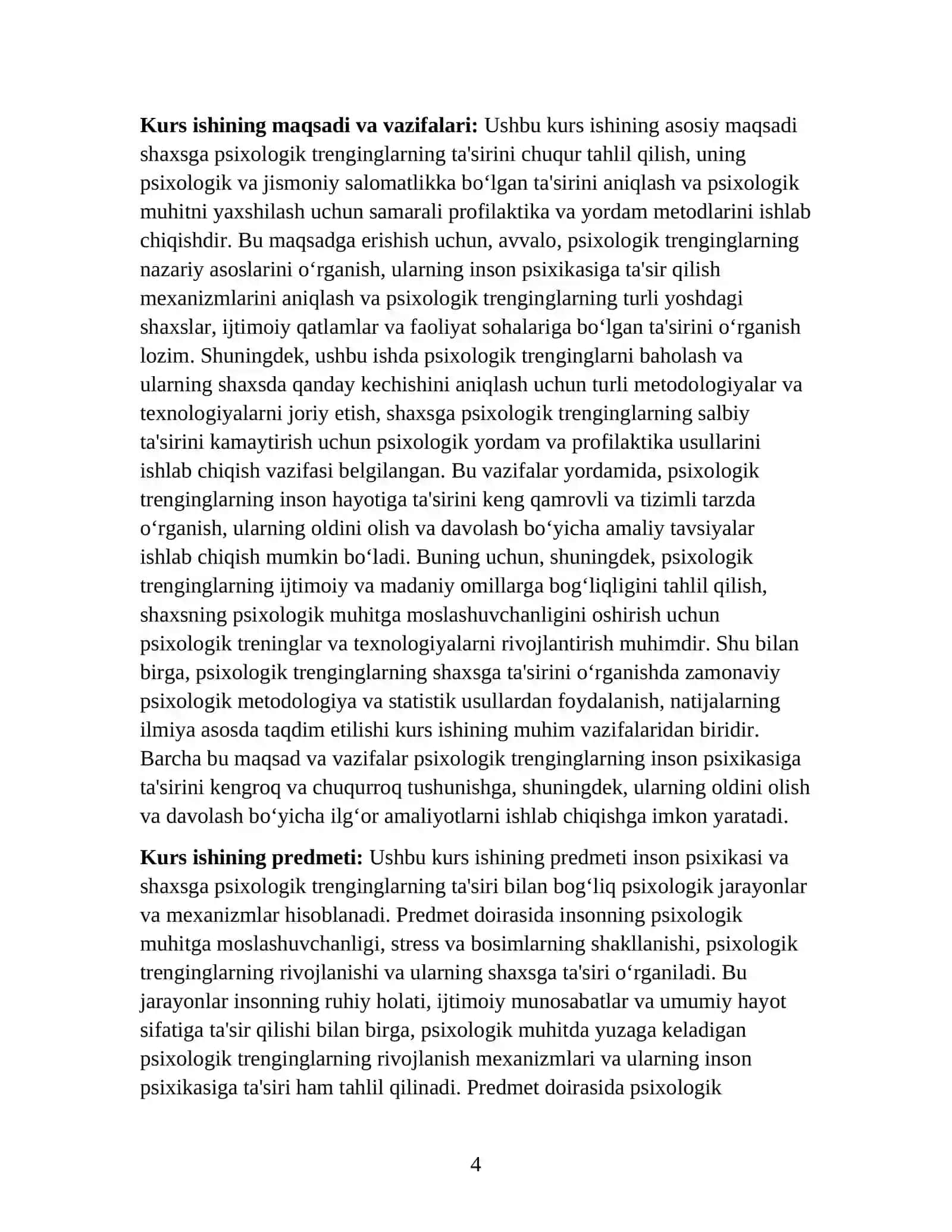 SHAXSGA PSIXOLOGIK TRENGINGLARNING TA'SIRI 4