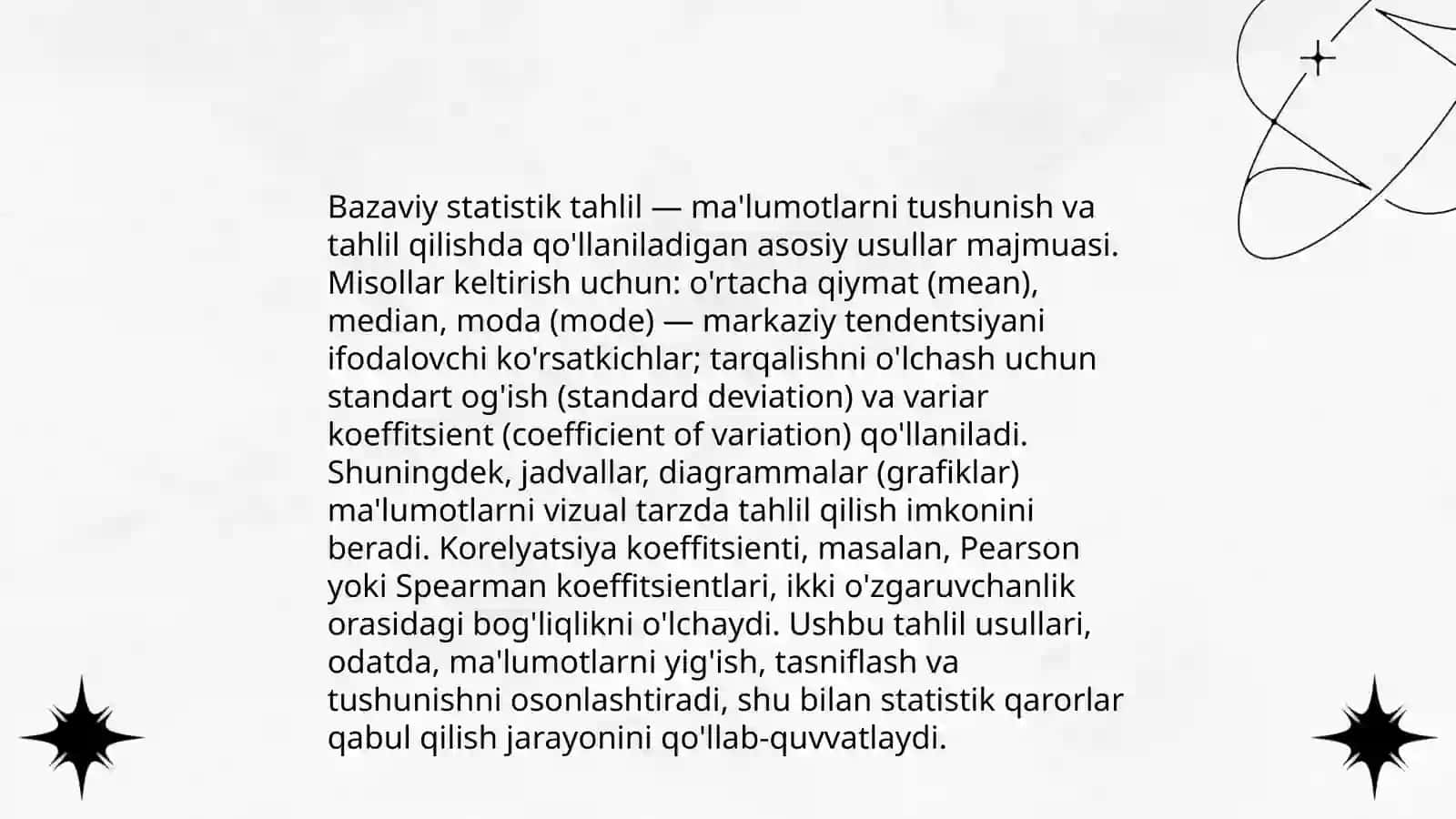 Ma'lumotlar yig'ish va jadvalga tushirish 4