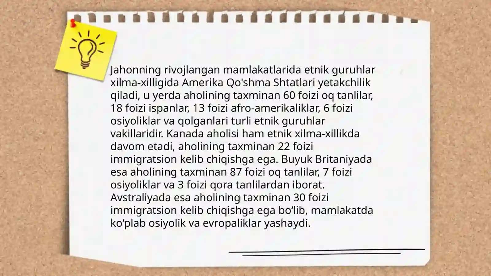 Jahonning rivojlangan mamlakatlarida tarbiyaviy jarayonlarning etnik xususiyatlari 4