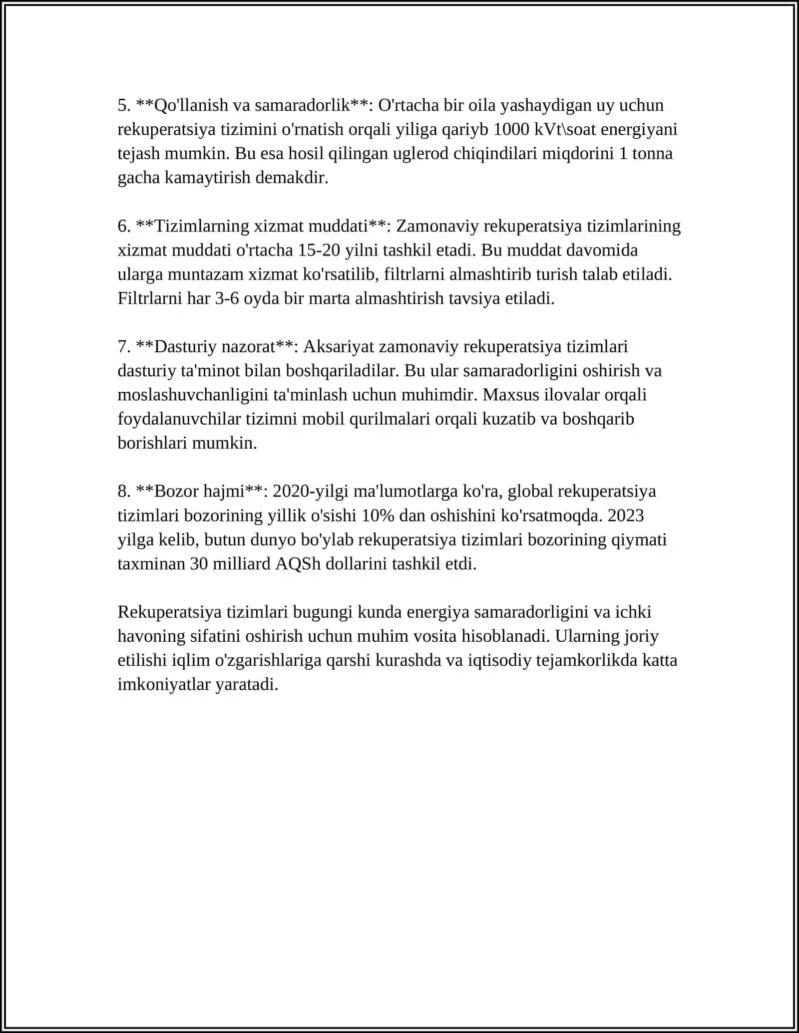 REKUPERATIV ISSIQLIQ ALMASHINUV QURILMALARI 4