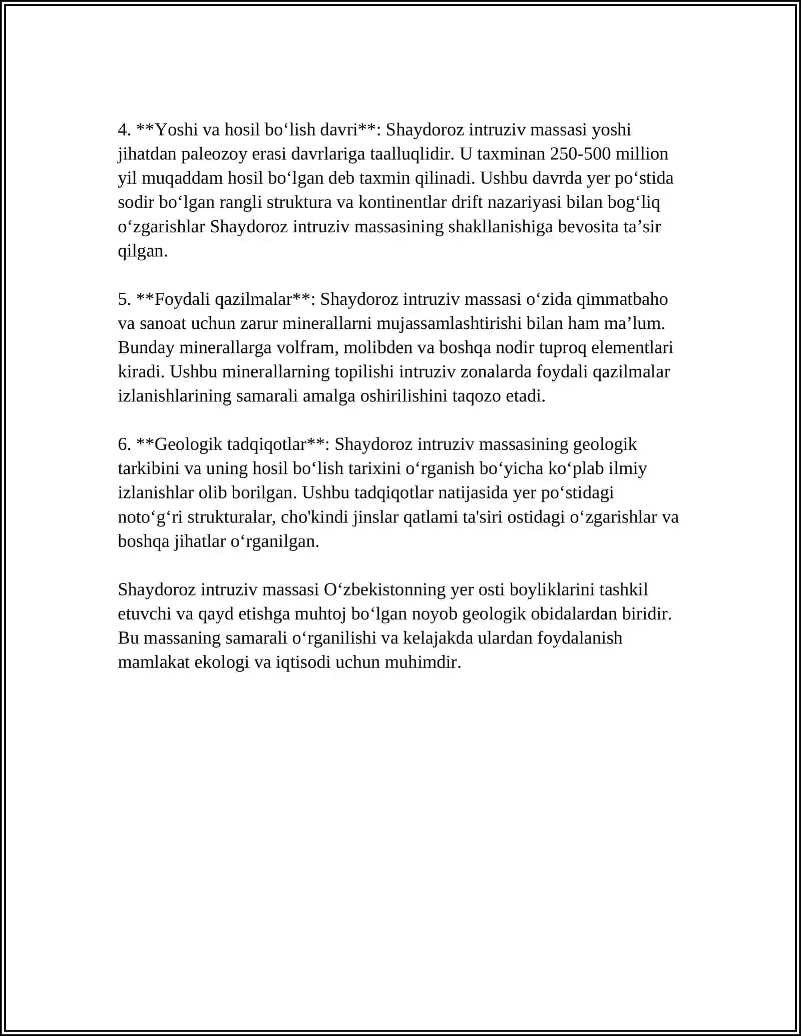 SHAYDOROZ INTRUZIVINING PETROGRAFIK XUSUSIYATLARI 4