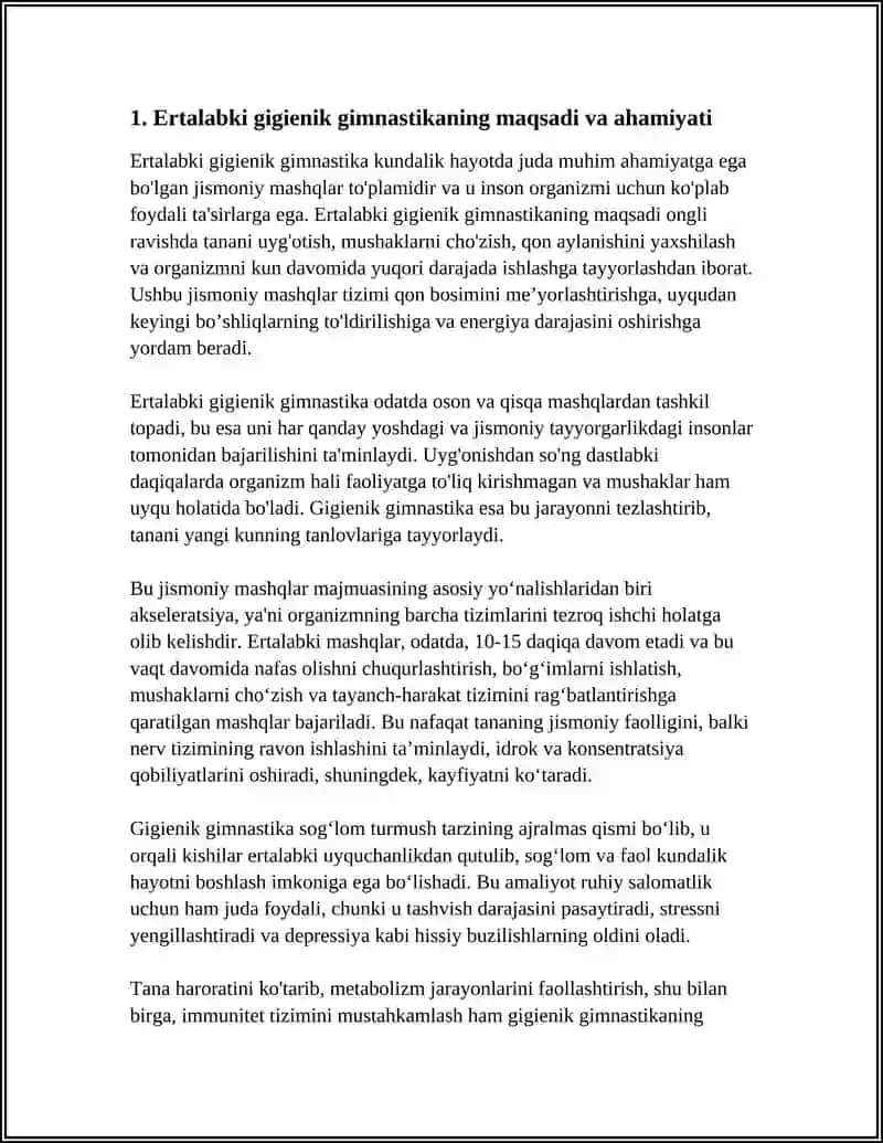 Ertalabki gigienik gimnastika 4