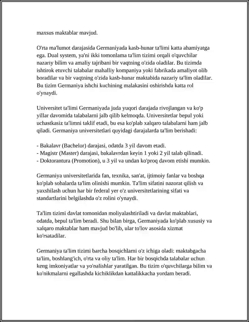 GERMANIYA TA‘LIM TIZIMI 4