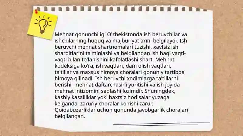 Ish beruvchining majburiy javobgarligi 4