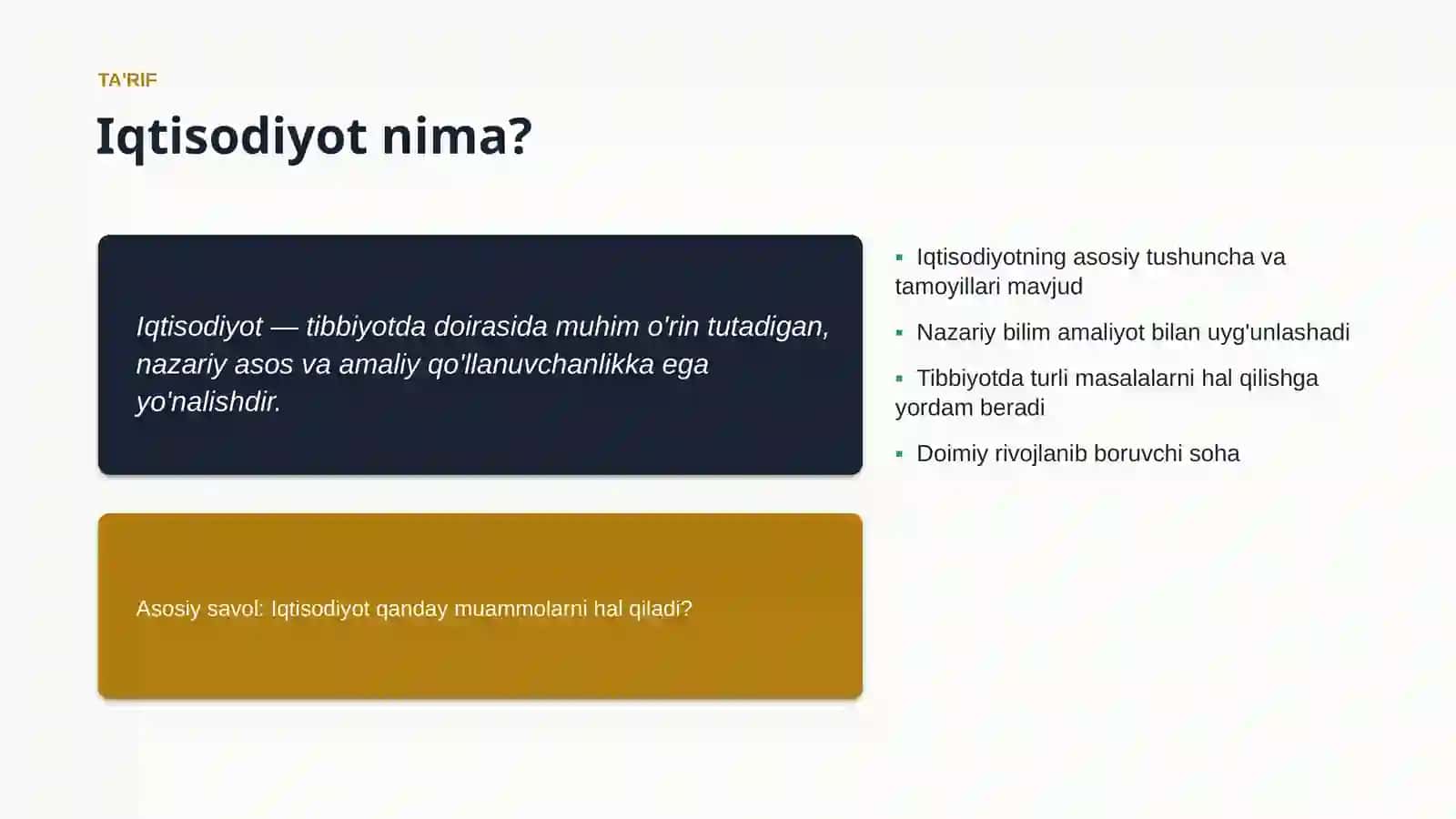 TIBBIYOTDA 4