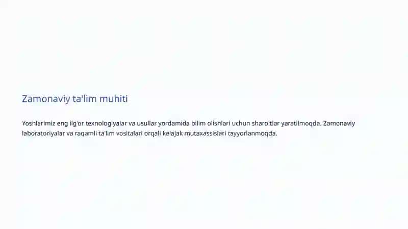 Inson kapitali rivojlantirish: O'zbekistonning kelajagi 4