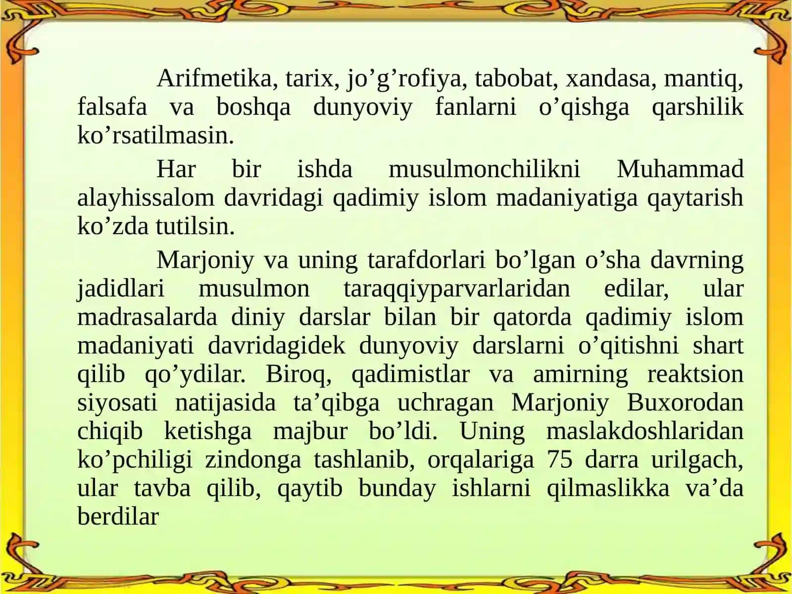Turkistono’lkasida jadidchilikharakati 4
