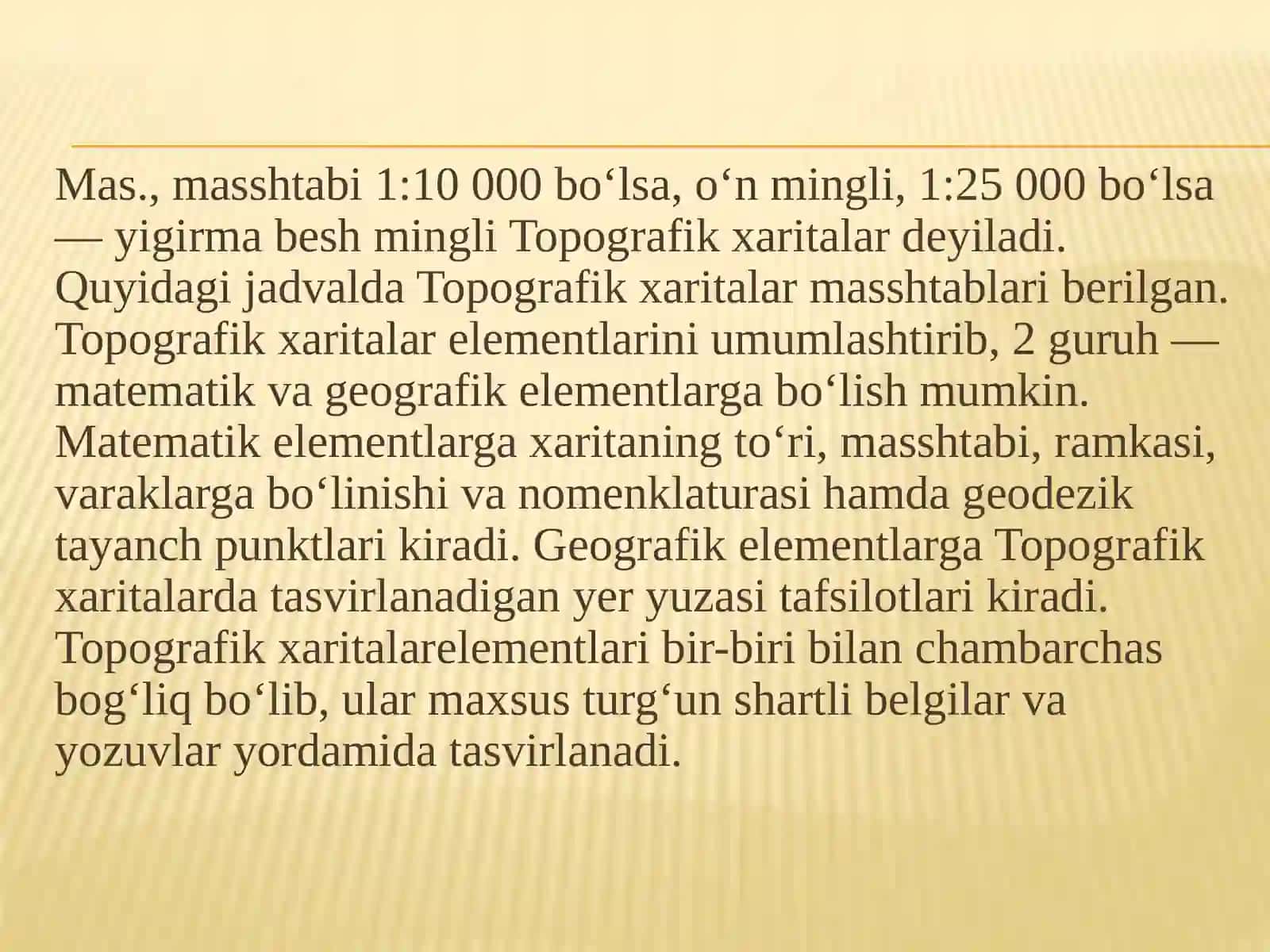 Topografiya xaritalarni tanlash 4