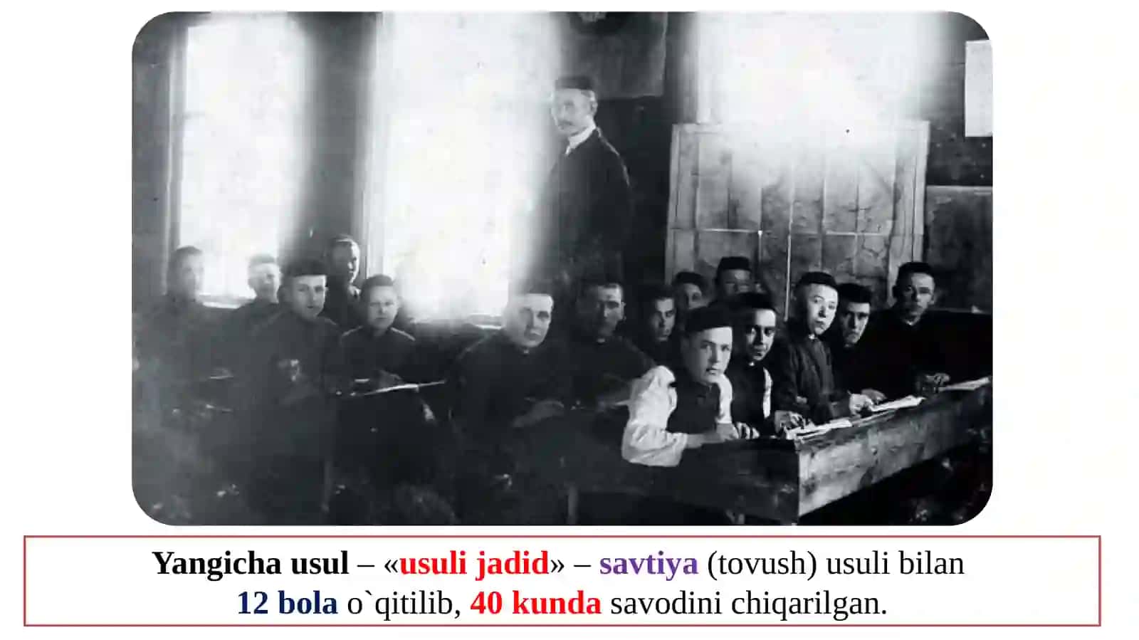 Jadidlar harakatining vujudga kelishi. 4