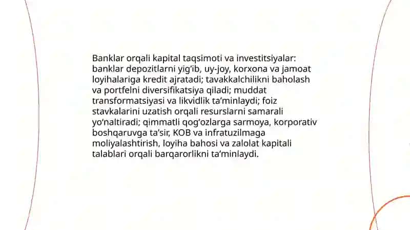 Moliya bozorida banklar 4