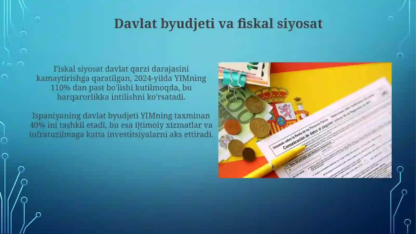 Ispaniyaning iqtisodiy siyosati 4