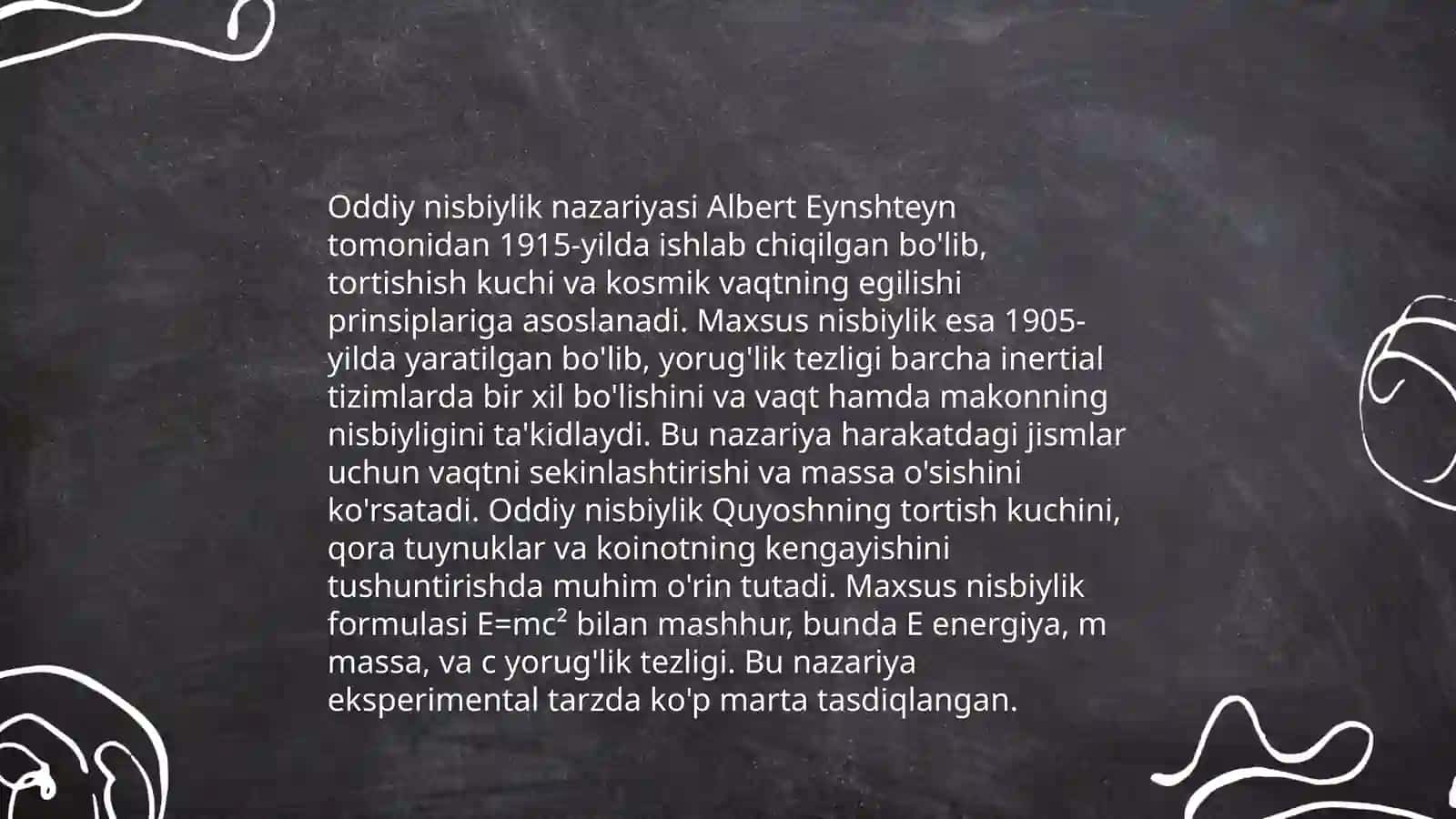Maxsus nisbiylik nazariyasi 4