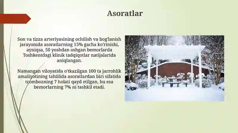 Son Va Tizza Arteriyasini Ochish va Bogʻlash 4