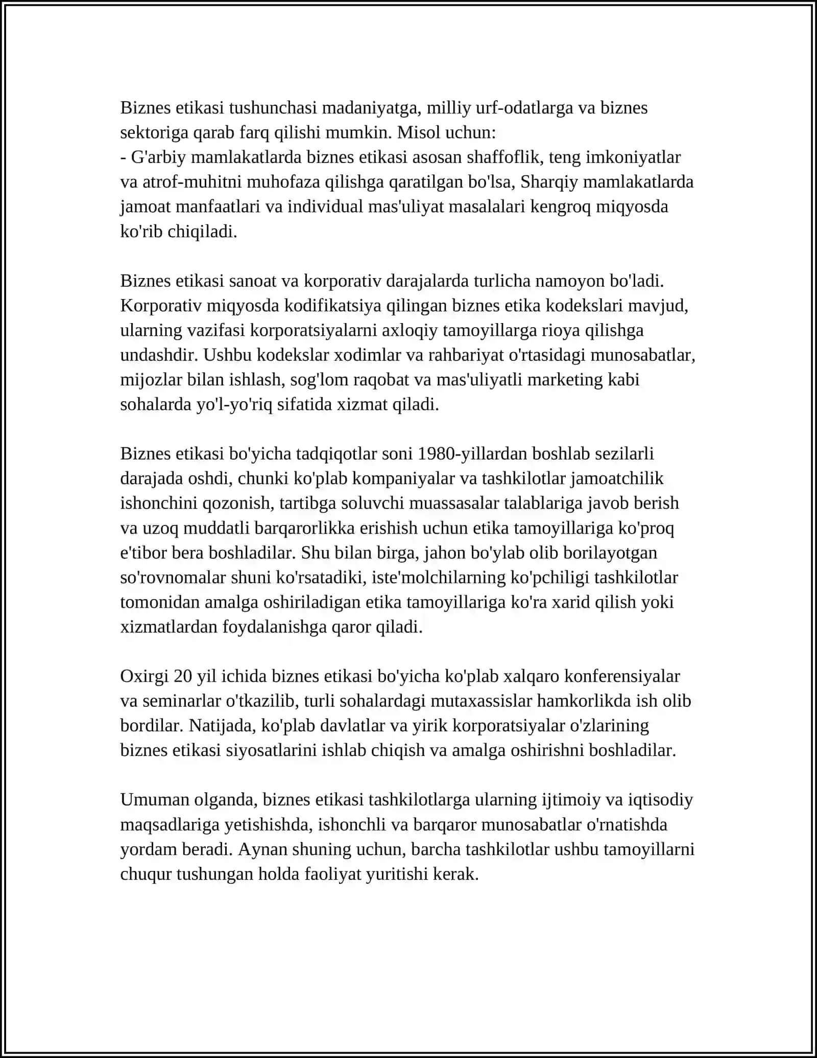 BIZNES ETIKASI 4