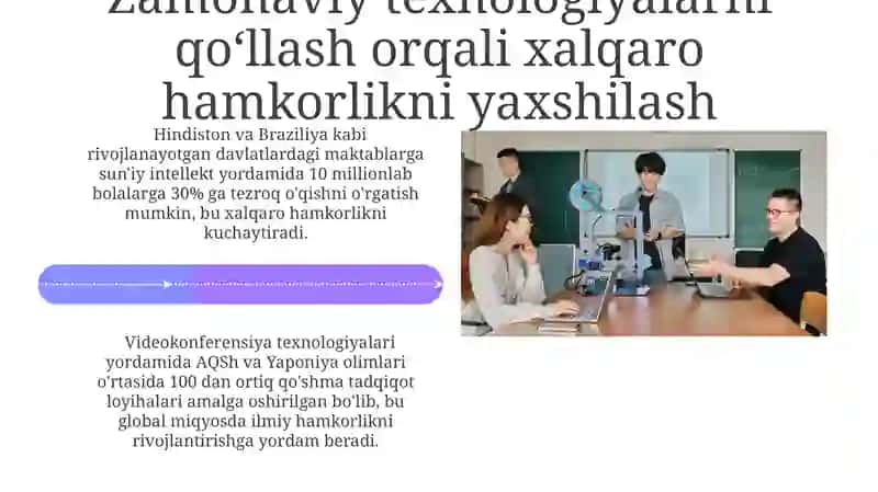 Ta’lim sifatini oshirishda texnologiyalarning roli 4