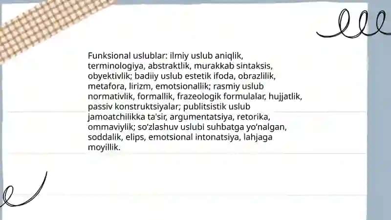 Oʻzbek tili stilistikasi va nutq madaniyati 4