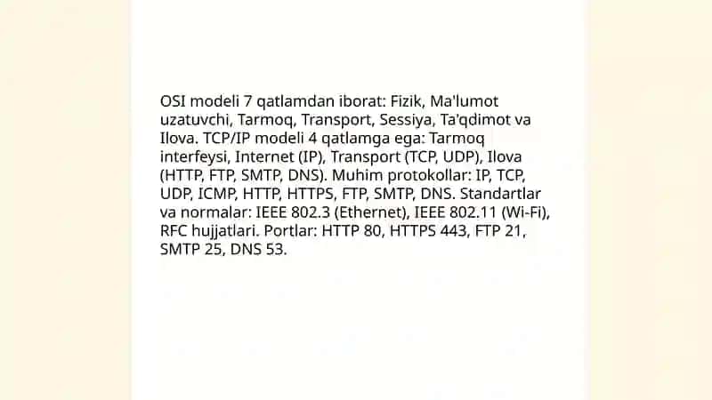 Axborot kommunikatsiya texnologiyalari va tizimlari 4