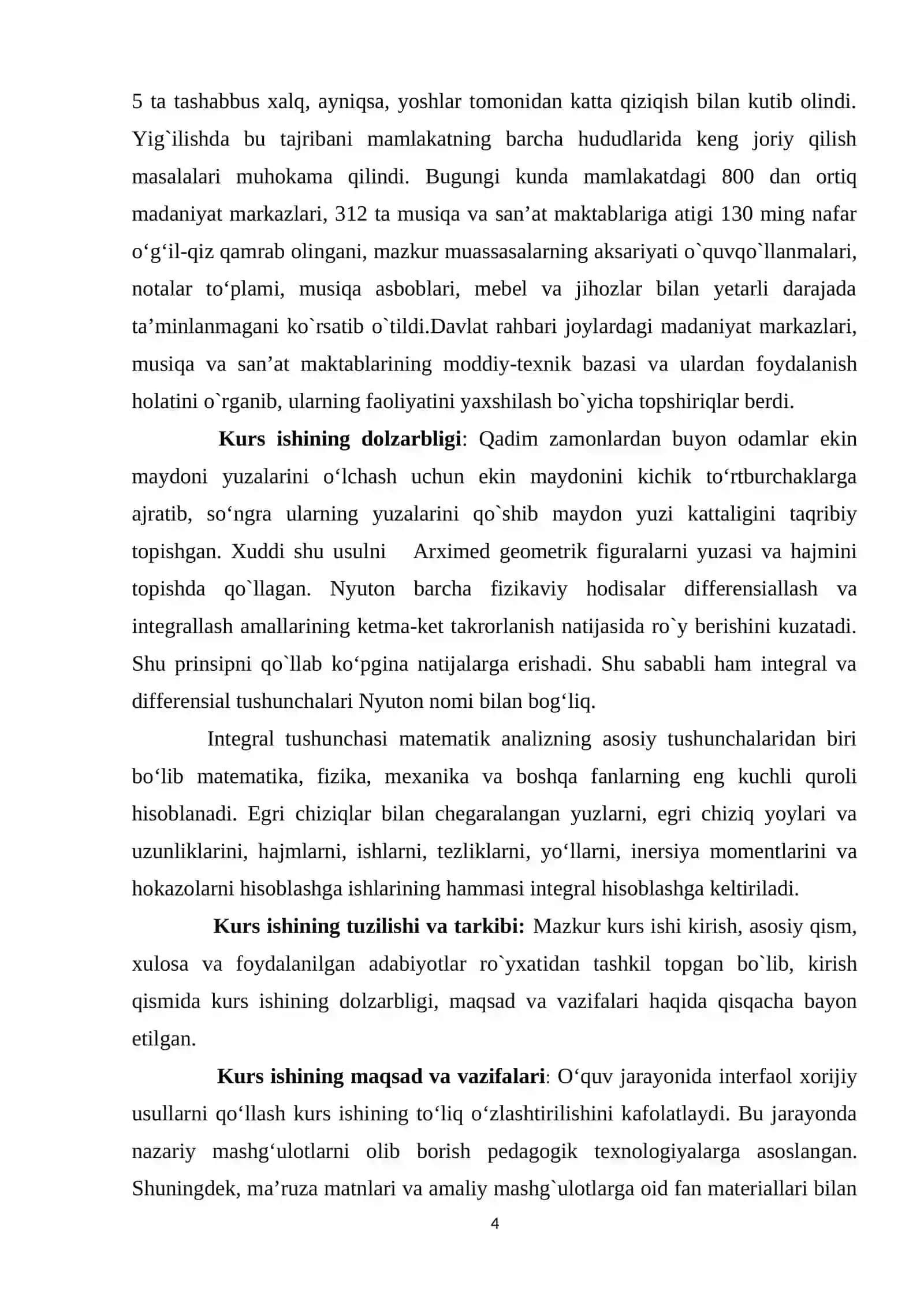 Aniq integrallarning mexanika va fizikaga tadbiqlari 4